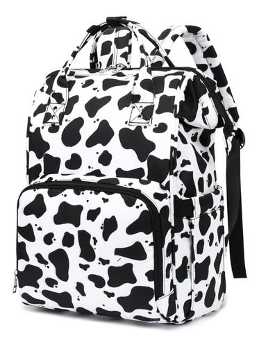 Mochila Para Computadora Porttil Con Estampado De Vaca Para