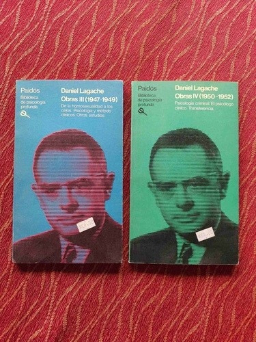 Daniel Lagache Obras 3 Y 4. Psicología.