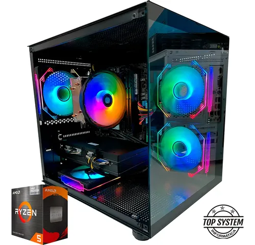 Pc Gamer Ryzen 5 5600x 16gb 3200mhz, Ssd M2 480gb,1660 Super