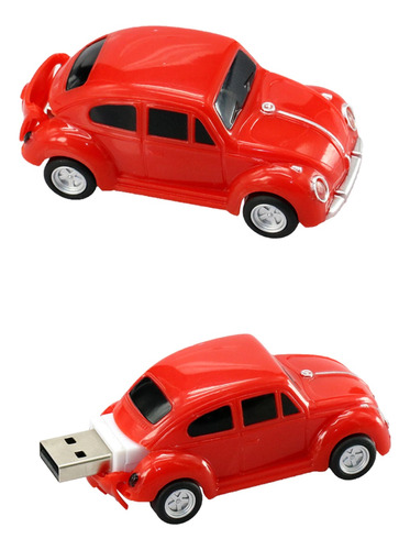 Pendrive 32 Gb Volkswagen Fusca Rojo