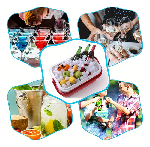 24 Cubitos De Hielo Reutilizables Para Bebidas, Cubitos De