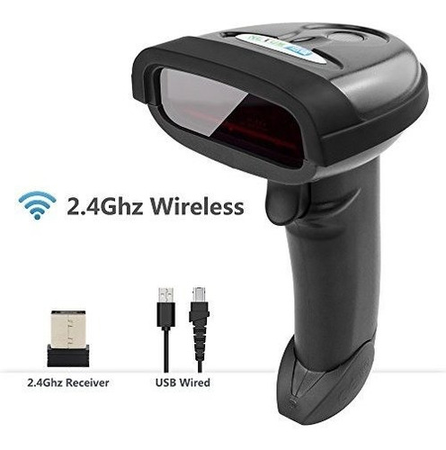 Netum Wireless Barcode Scanner 2.4ghz Handheld Inalámbric