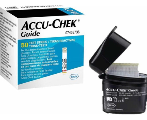 Tiras Reactivas Accu Check Guide Por 50 Unidades