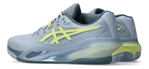 Tênis Asics Gel Resolution X Clay Cinza/ Amarelo | Parcelamento