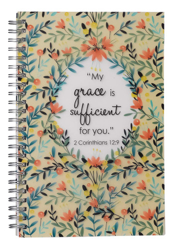  My Grace Is Sufficient  - Cuaderno De Espiral Con Cubierta