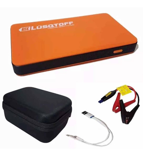 Cargador Batería Arrancador Auto Usb Lusqtoff Pb-100 Luz Led