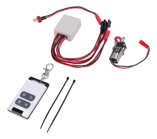 Kit De Controlador Rc Metal Winch Con Conector Remoto Jst He