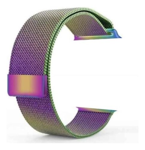 Pulseira Aço Inox Magnética Compatível Microwear-u9 Ultra 9 Cor Colorful 42 Ao 49mm