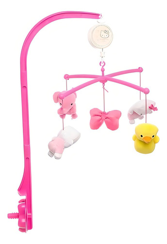 Movil Musical Para Cuna Hello Kitty Carrusel Giratorio