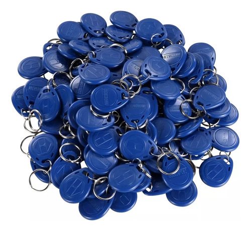 Llavero Duaitek Rfid 125khz Programable Control Acceso X 100 Azul