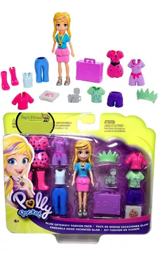 Boneca Polly Pocket Kit De Viagem - Mattel - A sua Loja de