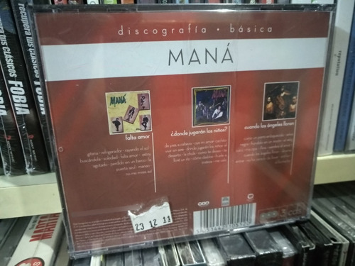 Maná Discografia Basica 3 Cds Descontinuado Sin Abrir (Usado)