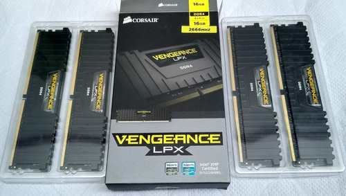 Memoria Ram Corsair Vengeance Lpx Ddr4 16gb(4x4) 2666mhz C16