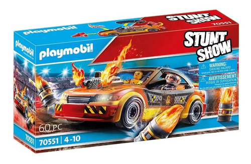 Playmobil 70551 Stuntshow Crashcar 60 Piezas