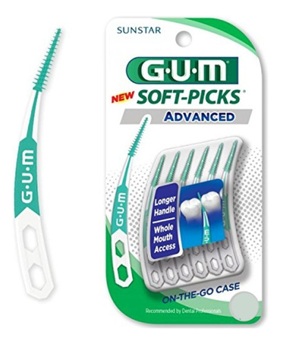 Cepillo Gum Interdental X18 Con Estuche Portatil 650