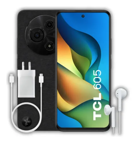 Celular Tcl 605 (8+256) Black Rv Con Nfc Negro