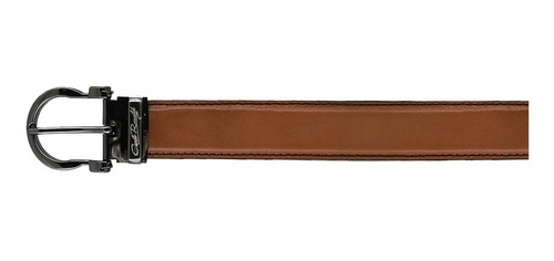 Cinturon Hombre Carlo Ronaldi 09 Becerro Café Brown Casual Color Marrón Claro Talla 38