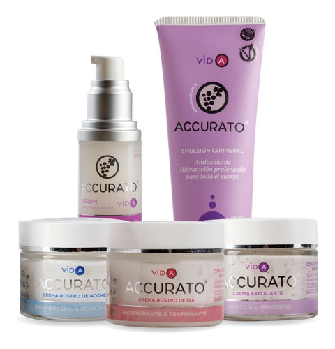 Set X5 - Accurato . Cuidado Pieles Sensibles Y Secas.