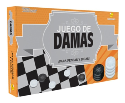 Juego Mesa Damas Tradicional Fichas Infantil Original Yuyu