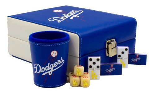 Casino Dodgers De L A, 3 Juegos: Dominó, Cubilete, 2 Barajas