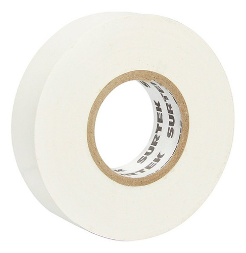 Cinta Para Aislar Surtek 138012 Blanca 18m 6 Pzs