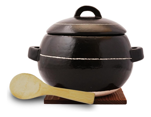 Donabe - Olla De Arroz Banko Ware - Para 2-3 Tazas, Olla Arr