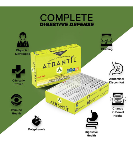 Pacote De Viagem Atrantil Digestive Relief 20 Comprimidos