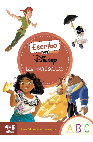 Escribo Con Disney Las Mayusculas, De Disney. Editorial Cliper Plus En Español