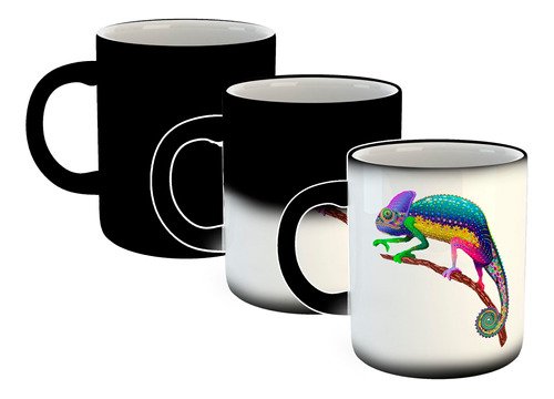 Taza Magica Camaleon Color Animal Art