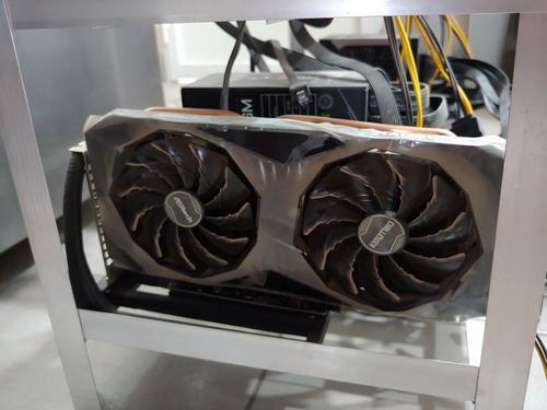 Rack Rig De Mineria Estructura Aluminio Hasta 7 Placas Gpu
