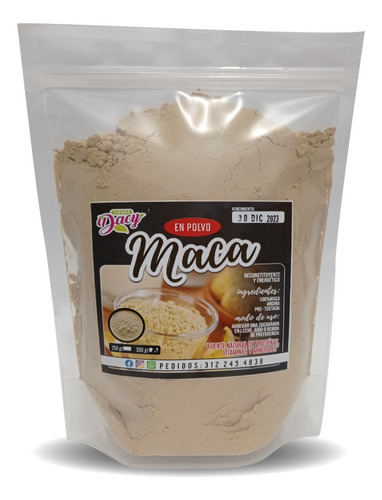 Maca En Polvo Peruana 100% Pura - Unidad a $43700