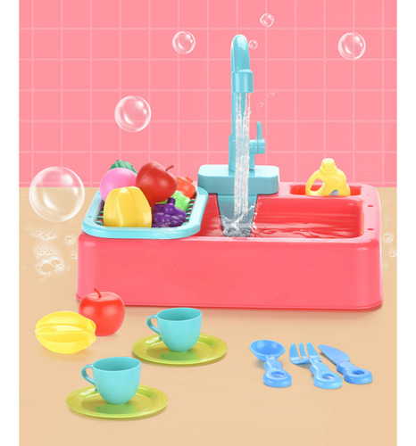 Juguetes Para Fregadero De Cocina Con Agua Corriente, 19 Pie