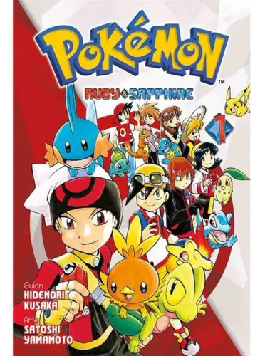 Panini Manga Pokémon Ruby & Sapphire N.1, De Hidenori Kusake. Serie Pokémon, Vol. 1. Editorial Panini, Tapa Blanda En Español, 2019