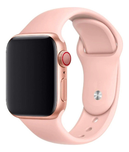 Extensible Para Iwatch Silicon Compatible 38/40/41mm Rosa