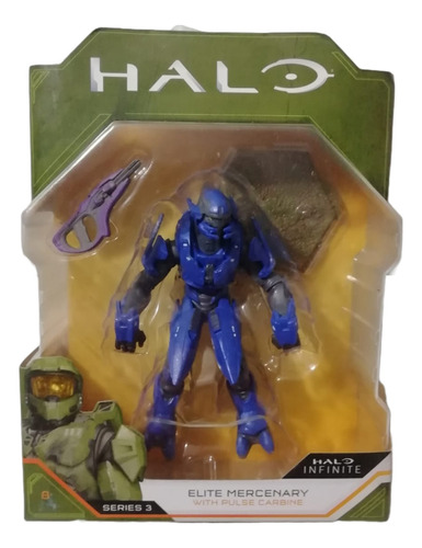 Halo Infinite Series 3 - Elite Mercenary With Pulse Carbine