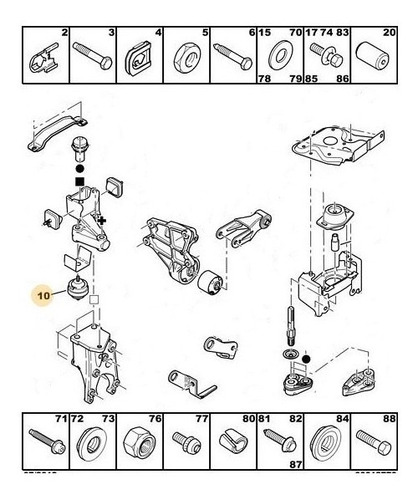 Soporte De Motor