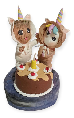Adorno Para Torta Vela Groot Verde Musgo Groot