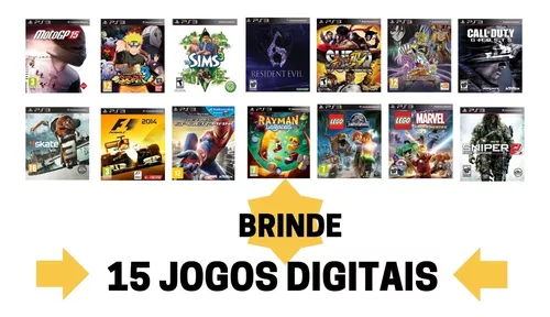 COMBO GTA 5 + STREET FIGHTER 4 + JOGOS BRINDES DA IMAGEM