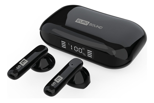 Auricular Inalambrico Eurosound Brick Bluetooth 5.0 Tio Musa Color Negro