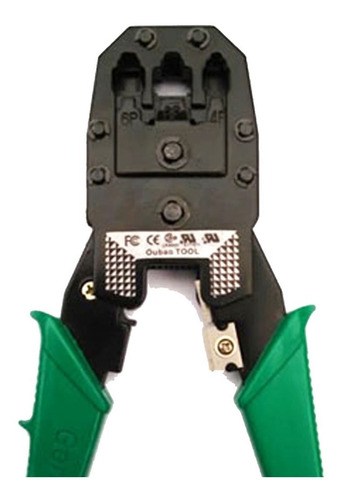 Imagen 1 de 4 de Pinza Crimpeadora Rj45/ Rj11 - Nm-r02- Netmak - Aj Hogar