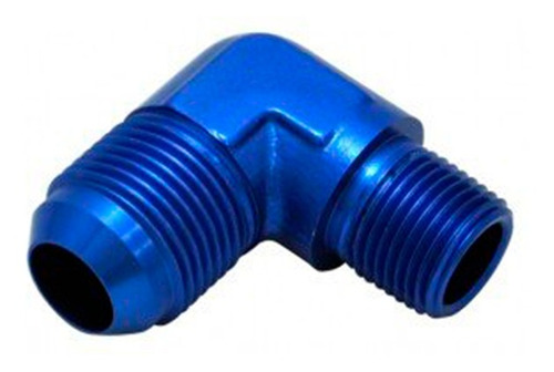 Entrerrosca Conexión 90° An4 1/4npt Azul Ftx Fueltech