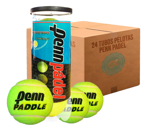 Caja 24 Tubos Penn Padel X 3 (distribuidor Oficial)