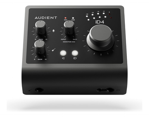 Interfaz De Audio Audient Id4 Mkii Consola Clase A Negra
