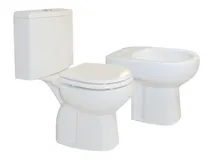 Comprar Juego Baño Completo Pringles Jade Inodoro + Deposito + Bidet 3 Agujeros + Tapa Inodoro + Tapa Bidet Porcelana Sanitaria