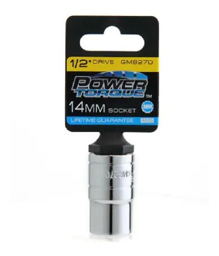 Dado Metrico Estandar De 12 Puntos 1/2¨ 14mm Power Torque