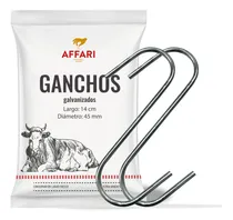 Comprar Ganchos Galvanizados Carniceros Para Chorizos X 10unidades