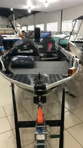 Lancha Fluvimar Comanche 5500 + Motor Mercury 50hp 2 Tempos