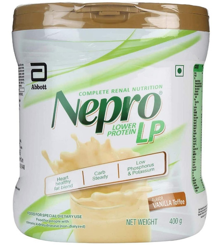 Abbott Nepro Lp Polvo Vainilla Caramelo Nutrición Renal 400g