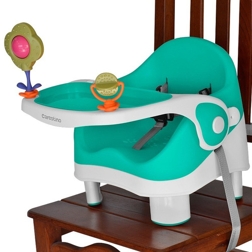 Silla De Comer Booster Verdeagua Bebé Doble Altura Carestino