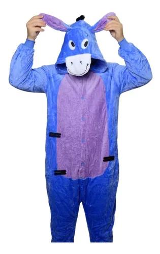 Pijama Mameluco Burro Igor Pooh Con Gorrito Adulto 799